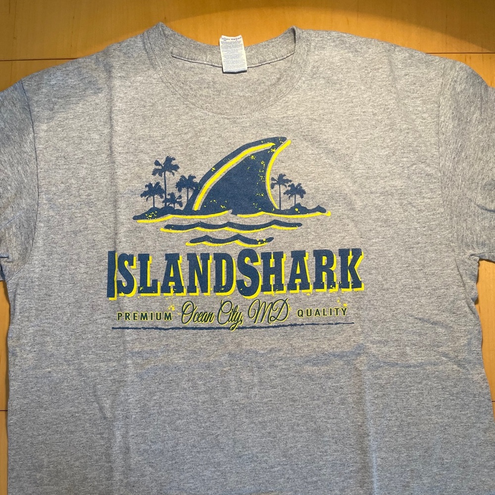 Island shark ocean city Maryland tee